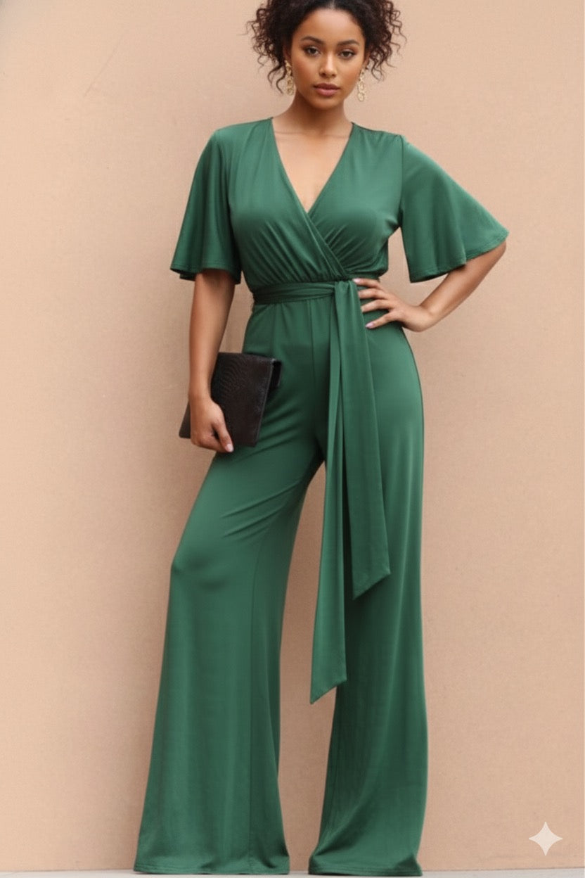 Penthouse Jumpsuit In Kale Roe Boulevard Penthouse Jumpsuit In Kale Roe Boulevard