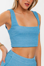 Load image into Gallery viewer, Turks &amp; Caicos Square Neck Crop Top

