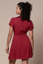Load image into Gallery viewer, Sweet Celebrations Wrap Dress In Berry Red (More Colors)

