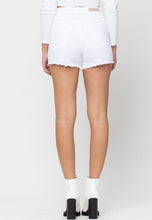 Load image into Gallery viewer, High Rise White Jean Shorts
