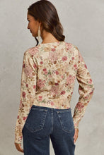 Load image into Gallery viewer, Clay Rose Crew Neck Sweater
