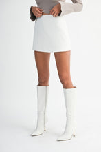Load image into Gallery viewer, Monaco White High Waist Skort
