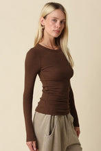Load image into Gallery viewer, Second Skin Long Sleeve Crew in Espresso
