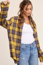 Load image into Gallery viewer, Denver Bound Plaid Shirt In Yellow
