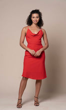 Load image into Gallery viewer, Still The One Red Slip Dress
