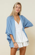 Load image into Gallery viewer, Chance Encounter Soft Blue Kimono
