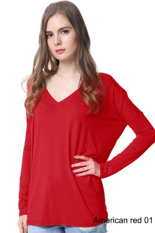 Long Sleeve Piko Top (MORE COLORS)