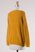 Load image into Gallery viewer, Daytona Mustard Yellow Sweater
