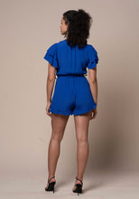 Load image into Gallery viewer, Pacific Paradise Royal Blue Romper
