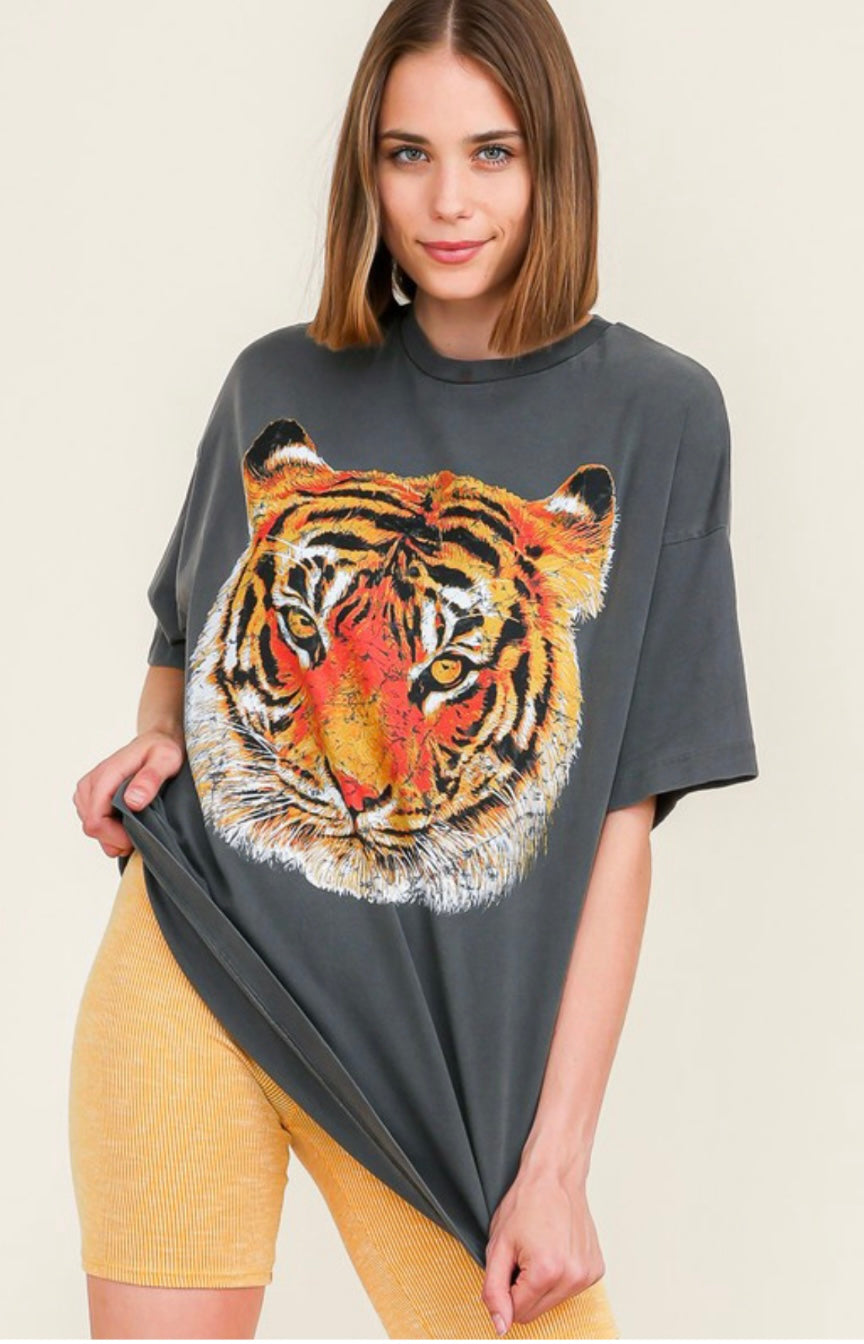 Eye Of The Tiger Oversized Tee